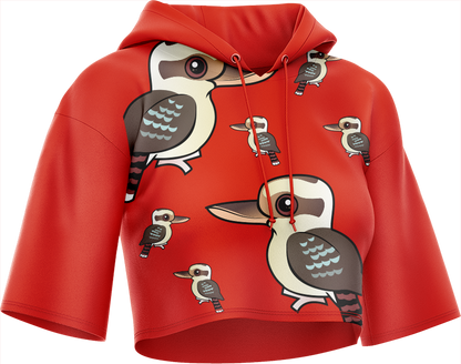 Kooky Kookaburra Crop hoodies