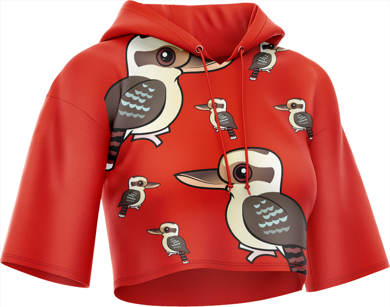 Kooky Kookaburra Crop hoodies