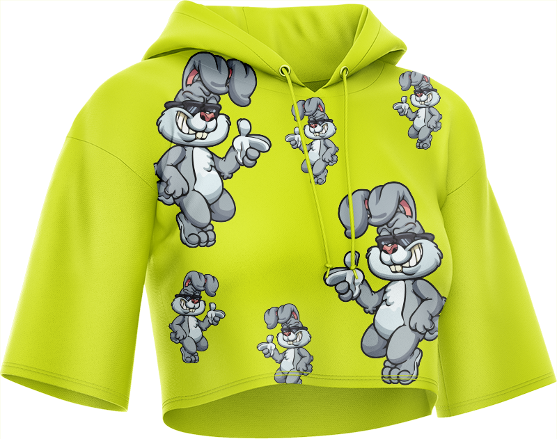 Rogue Rabbit Crop hoodies