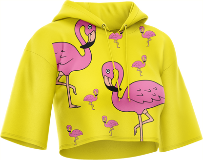 Flamingo Crop hoodies