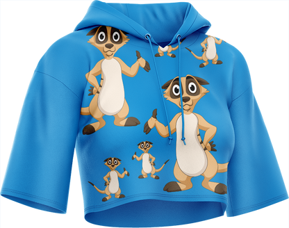 Magnifique Meerekat Crop hoodies