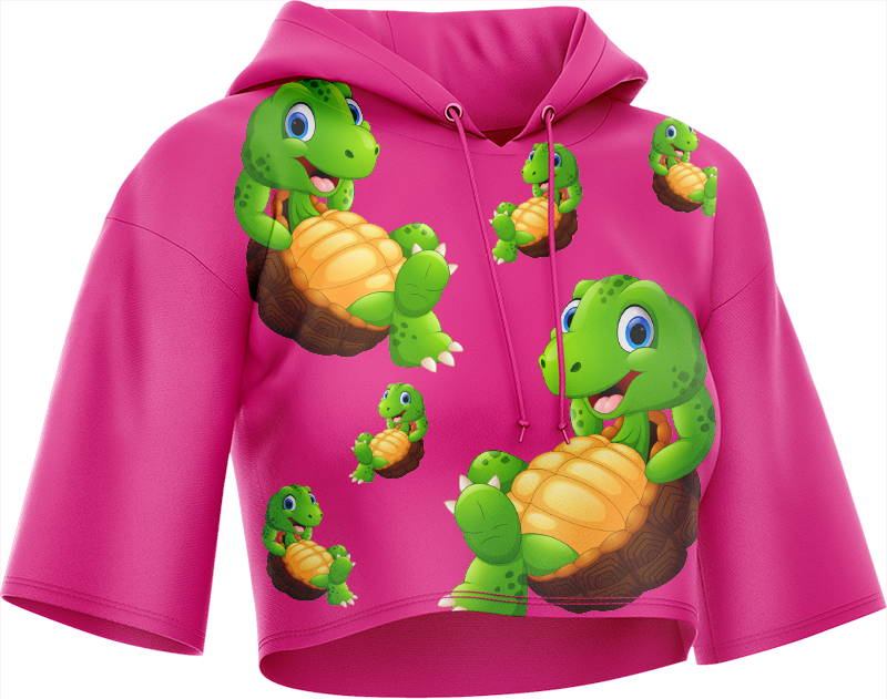 Top Turtle Crop hoodies