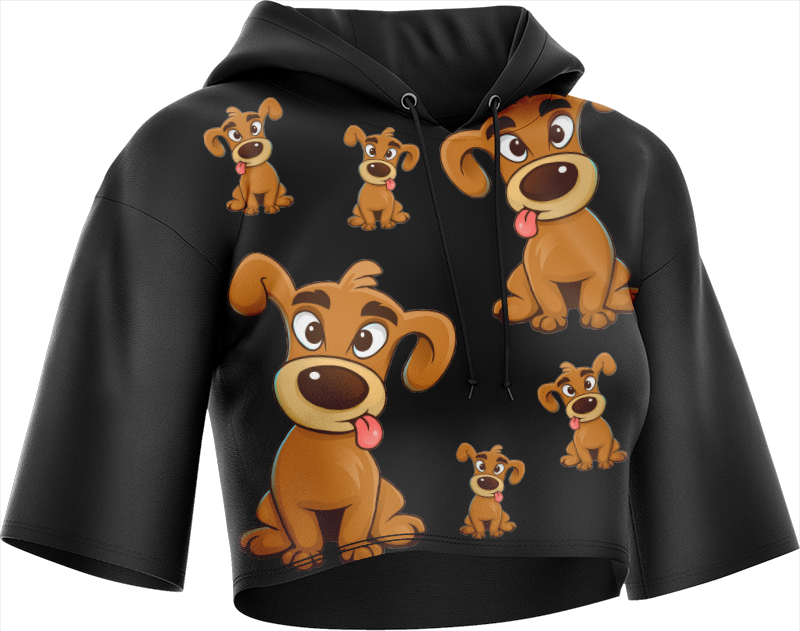 Goofy Woofy Crop hoodies