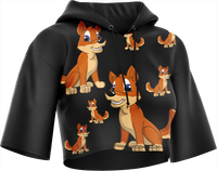 Dizzie Dingo Crop hoodies 1