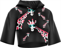 Gigi Giraffe Crop hoodies 1
