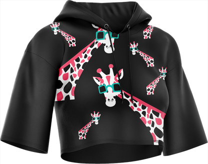 Gigi Giraffe Crop hoodies
