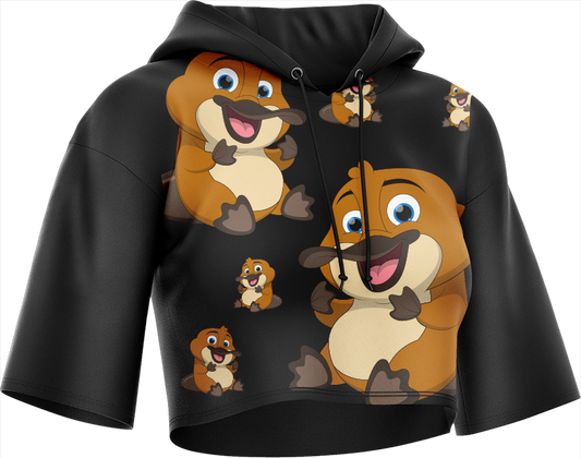 Playa Platypus Crop hoodies