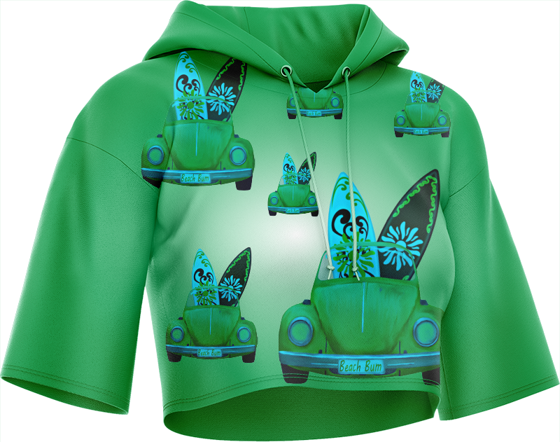 Beach Bum Crop hoodies