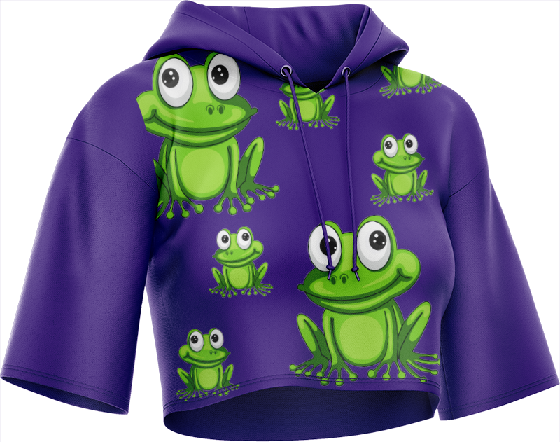 Freaky Frog Crop hoodies