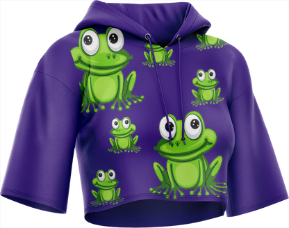 Freaky Frog Crop hoodies