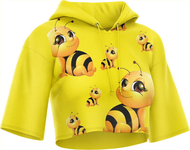 Buzz Bee Crop hoodies