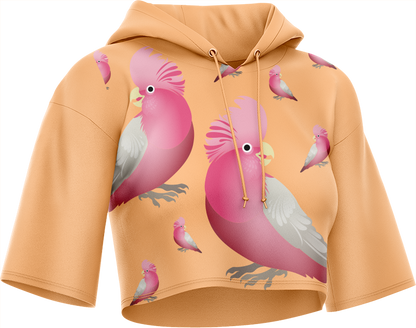 Glama Galah Crop hoodies