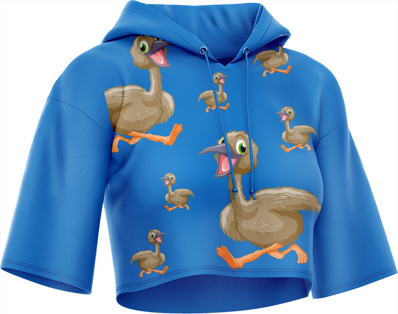 Effie Emu Crop hoodies