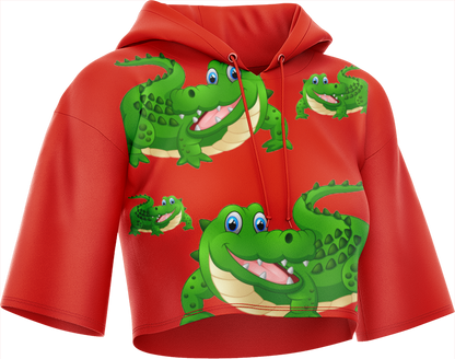 Crazy Croc Crop hoodies