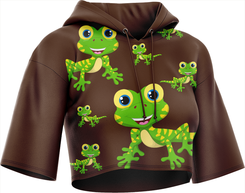 Gordon Gecko Crop hoodies