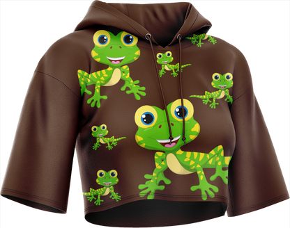 Gordon Gecko Crop hoodies