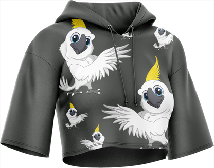 Cool Cockatoo Crop hoodies
