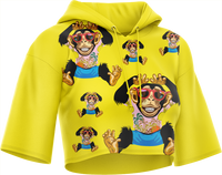 Cheeky Monkey Crop hoodies 2