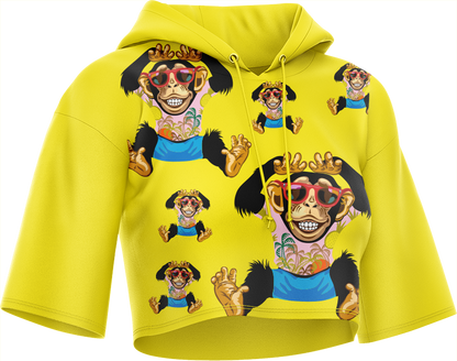 Cheeky Monkey Crop hoodies