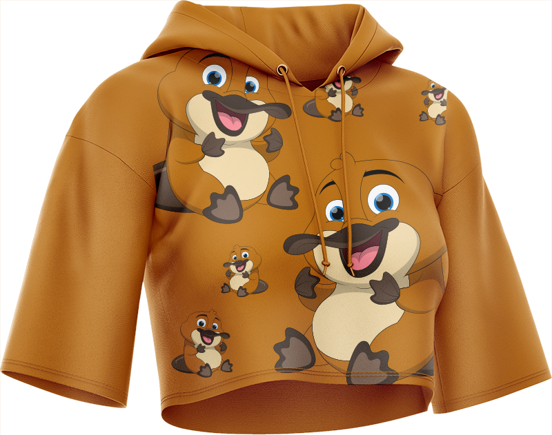 Playa Platypus Crop hoodies