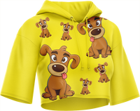 Goofy Woofy Crop hoodies 4