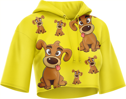Goofy Woofy Crop hoodies