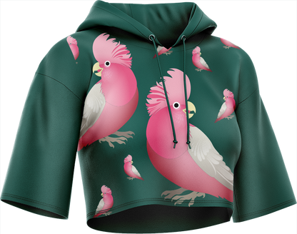 Glama Galah Crop hoodies