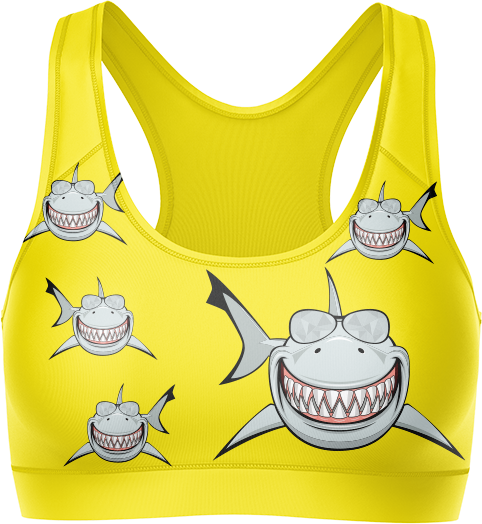 Snazzy Shark Crop Top