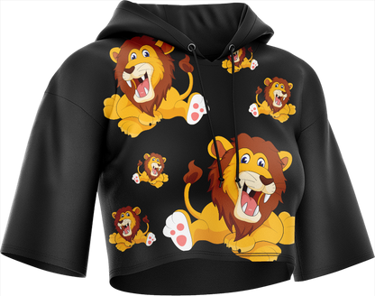 Leo Lion Crop hoodies