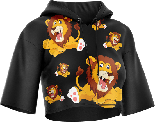 Leo Lion Crop hoodies