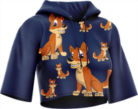 Dizzie Dingo Crop hoodies 4