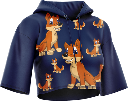 Dizzie Dingo Crop hoodies