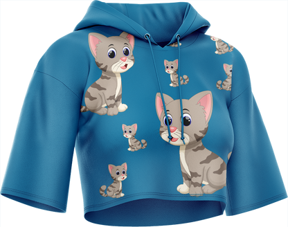 Pussy Cat Crop hoodies