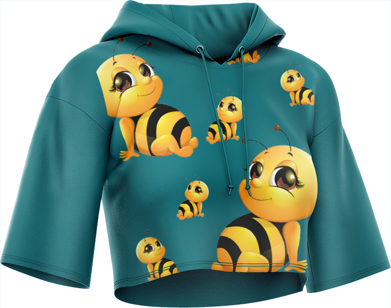 Buzz Bee Crop hoodies