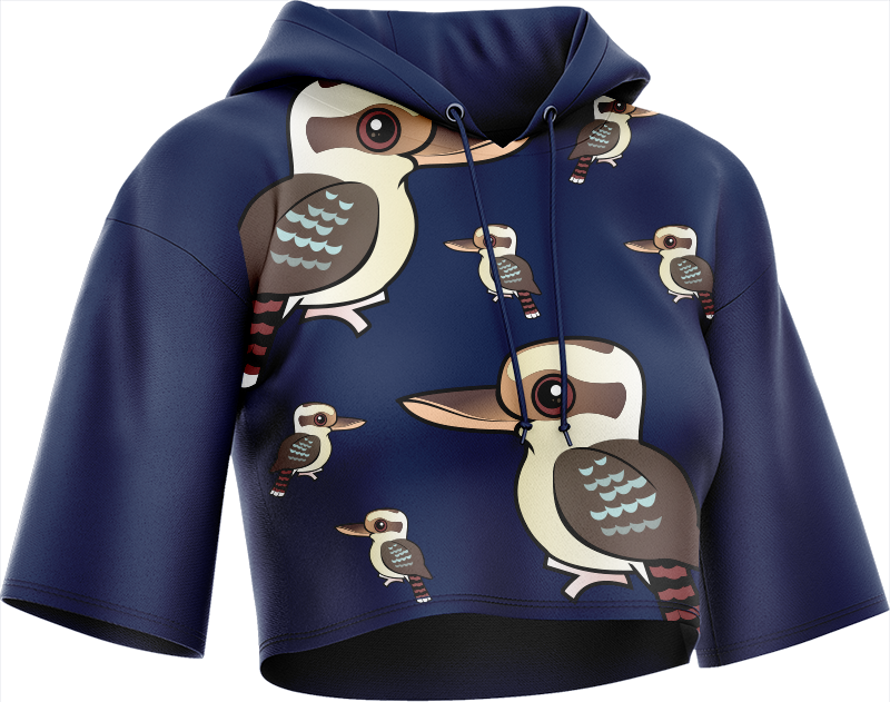Kooky Kookaburra Crop hoodies
