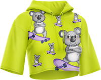 Skater Koala Crop hoodies 2