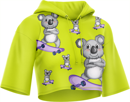 Skater Koala Crop hoodies
