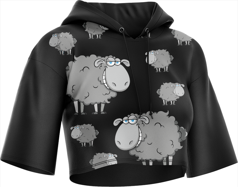 Black Sheep Crop hoodies