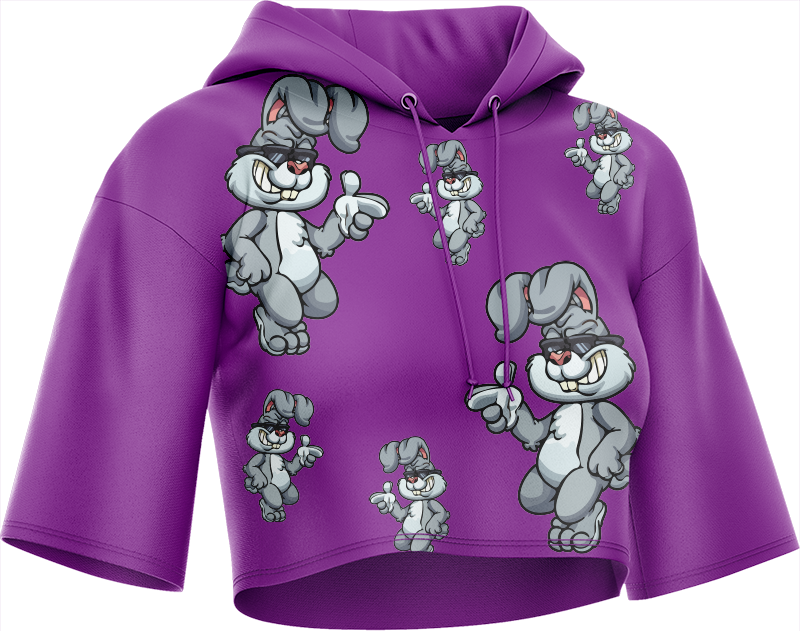 Rogue Rabbit Crop hoodies