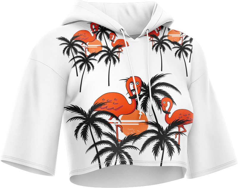 Miami Vice Crop hoodies