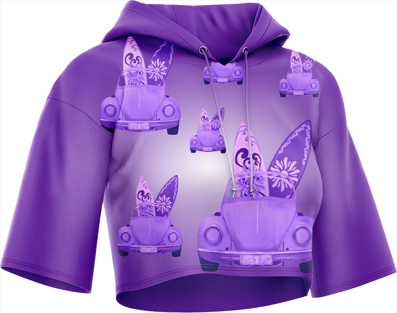 Beach Bum Crop hoodies
