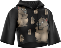 Wally Wombat Crop hoodies 1