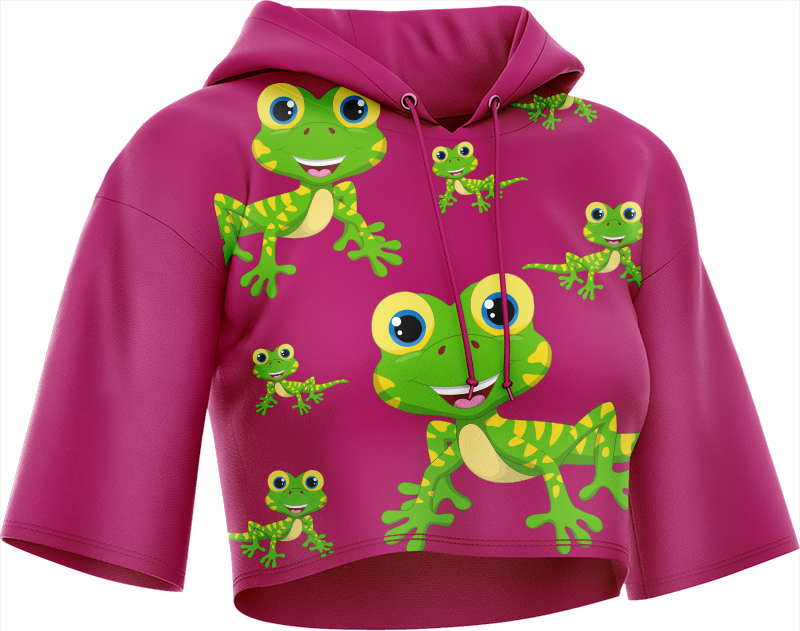 Gordon Gecko Crop hoodies