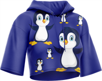 Pranksta Penguin Crop hoodies 3