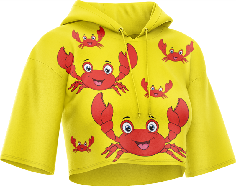 Maddy MudCrab Crop hoodies