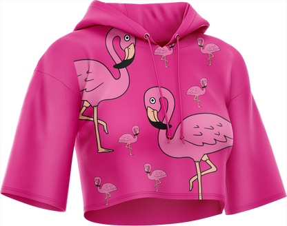 Flamingo Crop hoodies