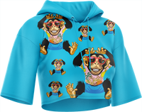 Cheeky Monkey Crop hoodies 1