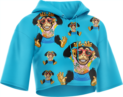Cheeky Monkey Crop hoodies