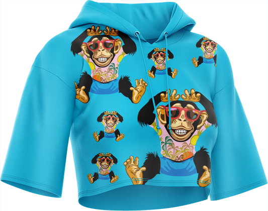 Cheeky Monkey Crop hoodies