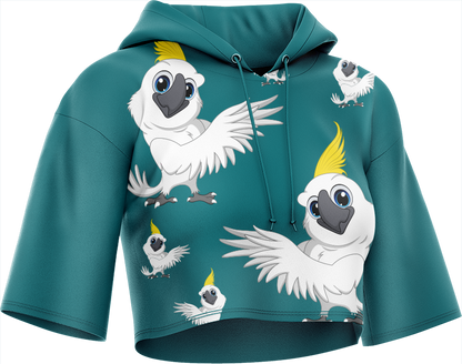Cool Cockatoo Crop hoodies